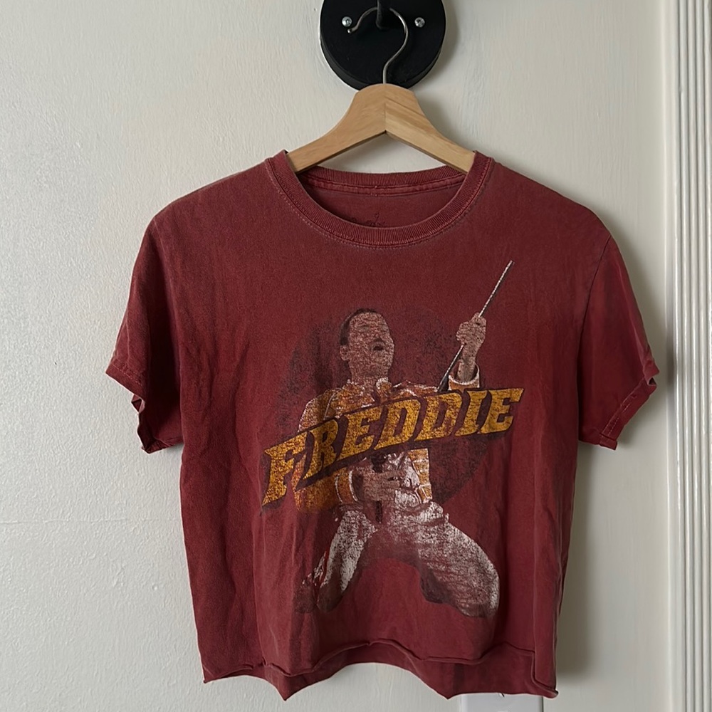 Freddy Mercury cropped t-shirt